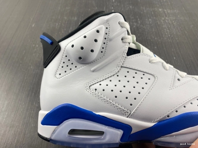 Cheap 6 (2014) Blue Jordan Retro Sport Air 384664-107 0807